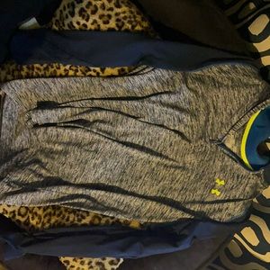 under armour heat gear material light zip up